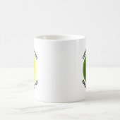 Kleine Textgröße 330ml personalisierter Tennismug Kaffeetasse (Mittel)