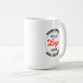 Kleine Textwerbung Custom Logo Tasse 15oz (VorderseiteRechts)