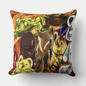 Kleine Tiere dekoratives Kissen (Vorderseite)