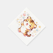 Kleine Tiger Baby Dusche Serviette (Ecke)