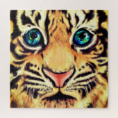 Kleine Tiger-Puzzle-Malerei Puzzle (Vertikal)