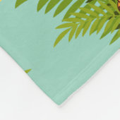 Kleine Tiger & Schmetterling Fleece-Decke Fleecedecke (Ecke)