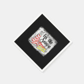 Kleine Tis' Die Weihnachtsbaumkuchen Debbie Serviette (Ecke)