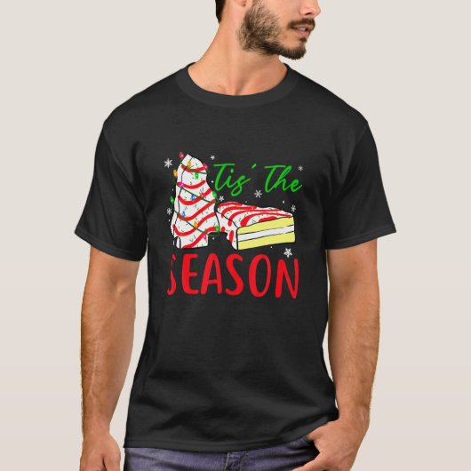 Kleine Tis' Die Weihnachtsbaumkuchen Debbie T-Shirt (Vorderseite)