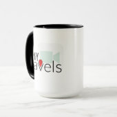 Kleine Travels Logo-Tasse mit Channel Hosts Tasse (Vorderseite Links)