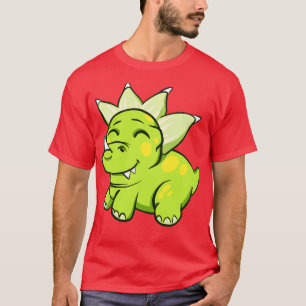Kleine Triceratops Niedliche Dinosaurier Kinder Sp T-Shirt
