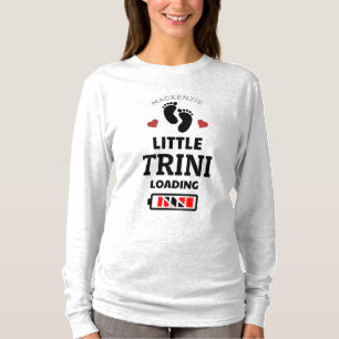 Kleine Trini Schwangerschaftsankündigung wird gela T-Shirt