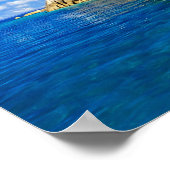 Kleine tropische Oase Poster (Ecke)