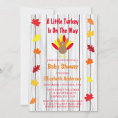 Kleine Türkei Babydusche Einladung (Vorderseite)