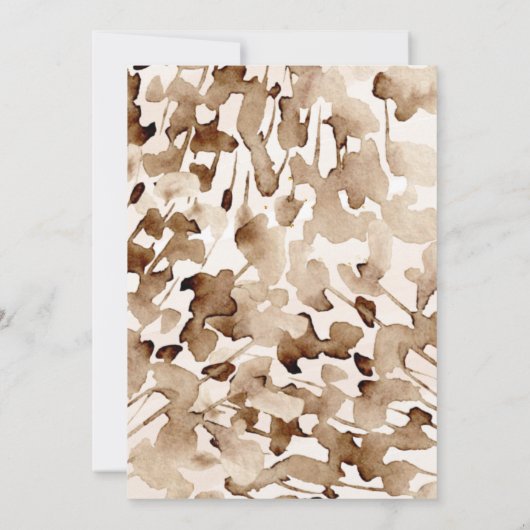 Kleine Türkei Erntedank Babydusche personalisieren Einladung (Rückseite)