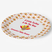 Kleine Türkei unterwegs Pappteller (Schrägansicht)