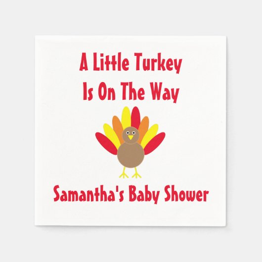 Kleine Türkei unterwegs Serviette (Vorderseite)