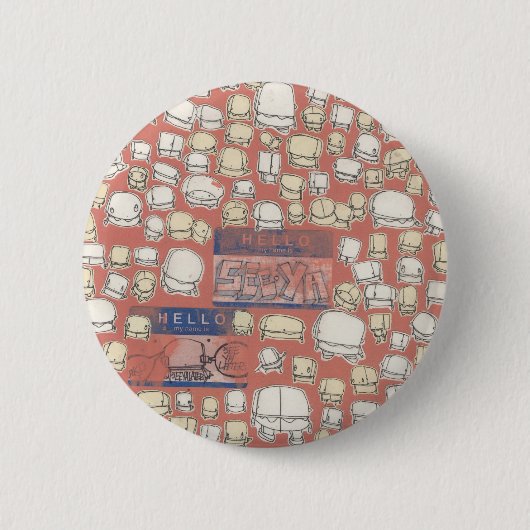 Kleine Typen überall Button (Vorderseite)