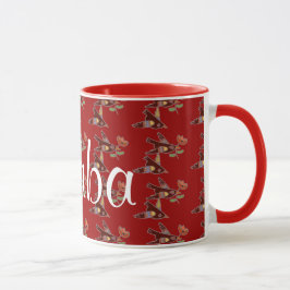 Kleine ukrainische Vögel für Kuchen Tasse