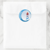 Kleine Umhüllung Pharo Runder Aufkleber (Tasche)