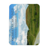 Kleine und größere Tempelberge, Ocmulgee Mounds Magnet (Vertikal)