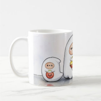 Kleine und kleine Geister Halloween  Kaffeetasse