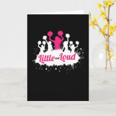 Kleine und laute Cheerleader Karte (Gelbe Blume)