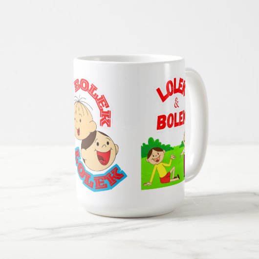 KLEINE UND LOLEK KAFFEETASSE (VorderseiteRechts)