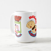 KLEINE UND LOLEK KAFFEETASSE (Vorderseite Links)