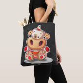 Kleine Unicow-Illustration Tasche (Von Nahem)