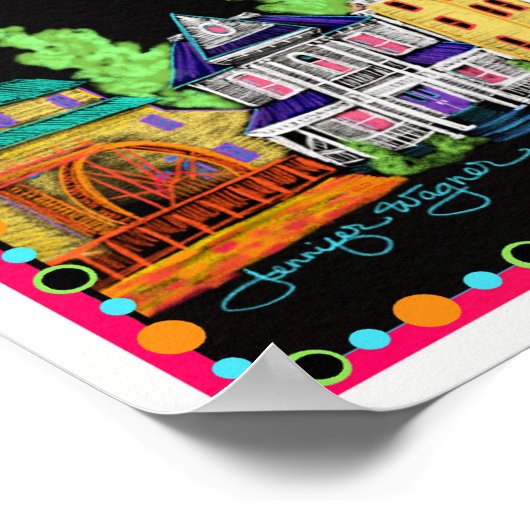 Kleine Unternehmen... Der Geist Ihrer Stadt Poster (Ecke)