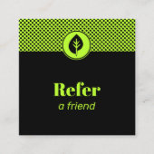 Kleine Unternehmen - ein Freund Quadratische Visitenkarte (Vorderseite)