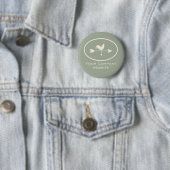 Kleine Unternehmen Elfenbein Weathervane Button (Beispiel)