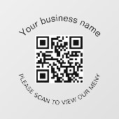 Kleine Unternehmen Fensteraufkleber (Blatt)