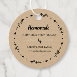 Kleine Unternehmen liefern Verpackungshierarchie Geschenkanhänger