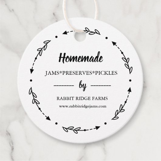 Kleine Unternehmen liefern Verpackungshierarchie Geschenkanhänger (Vorderseite)