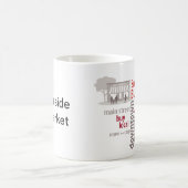 Kleine Unternehmen, lokale Geschäfte, lokale Einkä Kaffeetasse (Mittel)