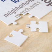 Kleine Unternehmen, lokale Geschäfte, lokale Einkä Puzzle (Seite)