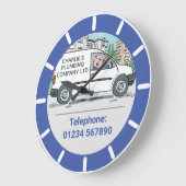 Kleine Unternehmen mit Namen für Unternehmen Van Große Wanduhr (Winkel)