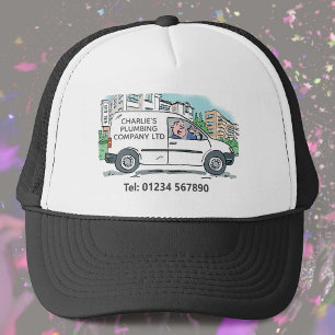 Kleine Unternehmen mit Namen für Unternehmen Van Truckerkappe