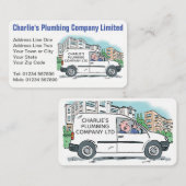 Kleine Unternehmen mit Namen für Unternehmen Van Visitenkarte (Vorne/Hinten)