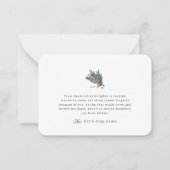 Kleine Unternehmen Moderner Minimalistischer Urlau Mitteilungskarte (Vorderseite)