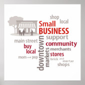 Kleine Unternehmen Poster (Vorne)