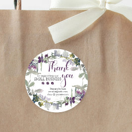 Kleine Unternehmen Vielen Dank Logo individuelle A Runder Aufkleber