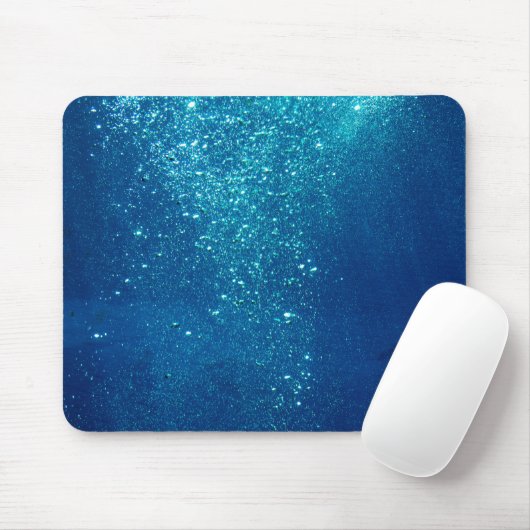 Kleine Unterwasserblasen Mousepad (Mit Mouse)