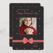 Kleine Valentine-Foto-Karte Feiertagskarte (Vorne/Hinten)