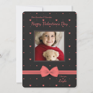 Kleine Valentinsgrußkarte Feiertagskarte