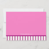 Kleine Versuchsflugzeug-Geburtstags-Party Einladung (Rückseite)