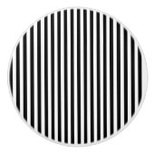 Kleine vertikale schwarze Streifen Keramikknauf (Vorderseite)