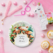 Kleine verzauberte Mushroom-Babydusche Pappteller (Party)