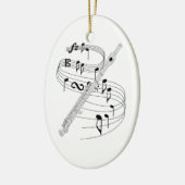 Kleine Verzierung Keramikornament (Links)