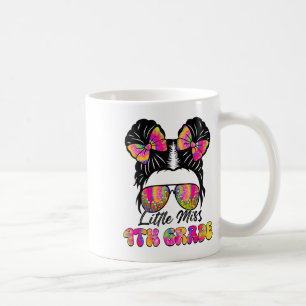 Kleine Vierte-Klässlerin-Mädchen-Unordentlicher-Bu Kaffeetasse
