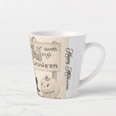 Kleine Vintage Hexe und schwarze Katze Milchtasse (Rechts)