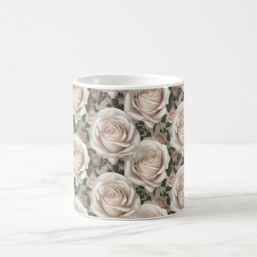 Kleine Vintage Rosen Kaffeetasse (Mittel)