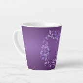 Kleine Violett-Rose Latte Tasse (Linke Ecke)